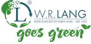 Wir werden grüner - Logo W.R. Lang goes green