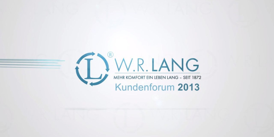 W.R. Lang stellt sich vor - Kundenforum 2013 Video thumbnail